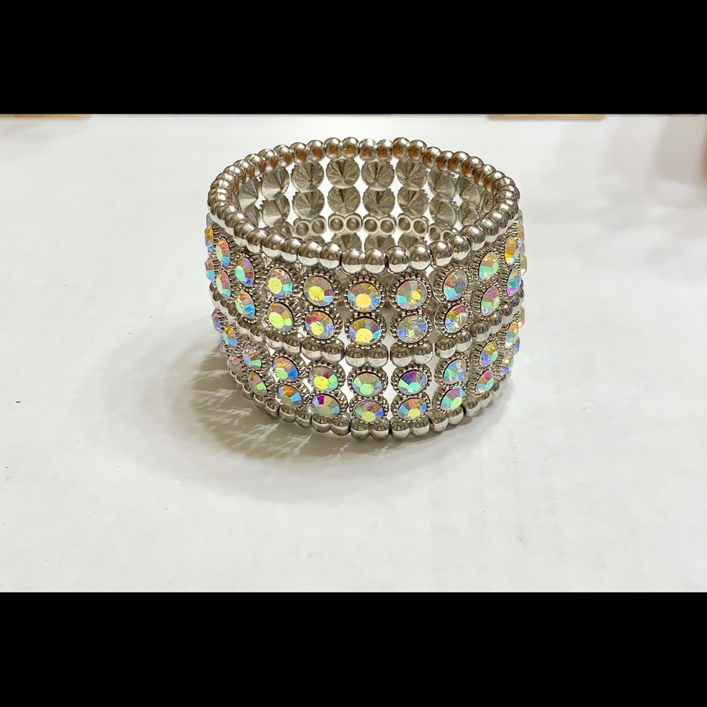 Silver and Swarovski Crystal Bracelet